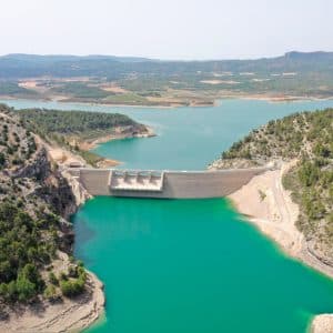 Proyecto 04/15 y adenda 08/17 de recrecimiento del Embalse de Santolea. Presa del Cañón, T.M. Castellote (Teruel). Aguas de las Cuencas de España, S.A.